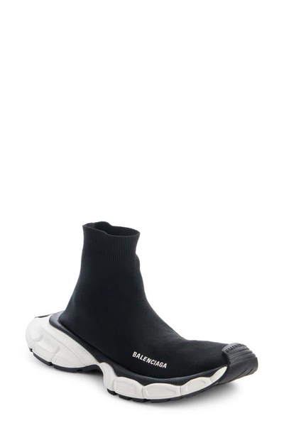 Balenciaga 3xl Sock Recycled Knit Sneakers In Black