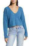 BP. RELAXED COZY CROP SWEATER