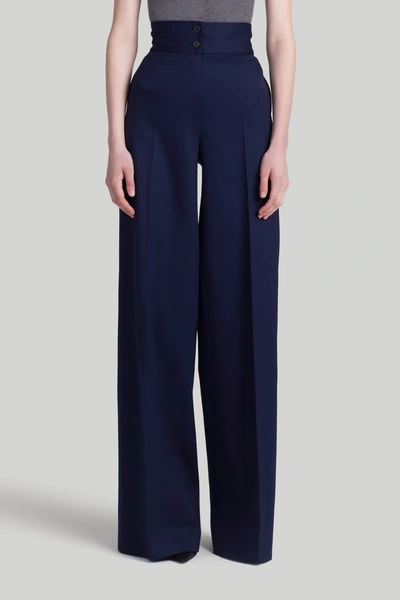 Altuzarra Rudy Hose Mit Hohem Bund In Berry Blue