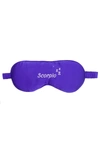 HOLISTICITY ZODIAC SILK EYE MASK - SCORPIO