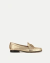 VERONICA BEARD PENNY METALLIC LEATHER LOAFER