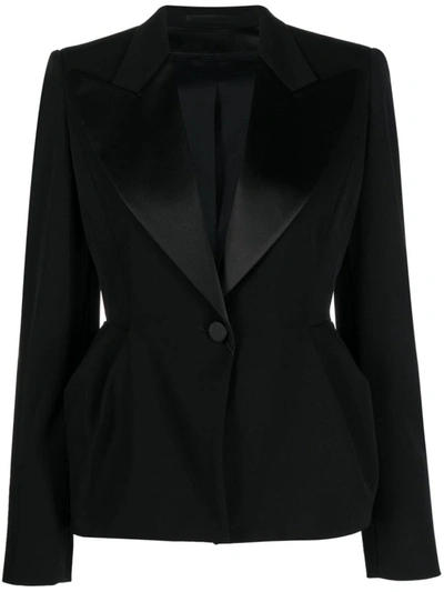 MAX MARA MAX MARA PIANOFORTE WOOL SINGLE-BREASTED BLAZER JACKET