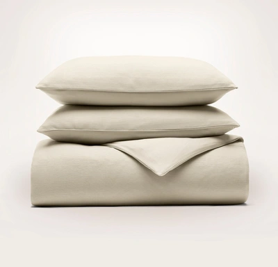 Boll & Branch Organic Waffle Duvets In Sand