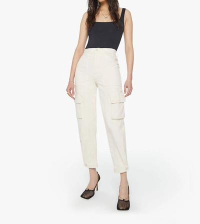 Mother The Curbside Cargo Flood Eggnog Pants (also In 23,24,25,26,27,28,29,30,31,32,33,34) In Multi