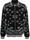 ALANUI ALANUI BANDANA PIQUET COTTON BOMBER JACKET