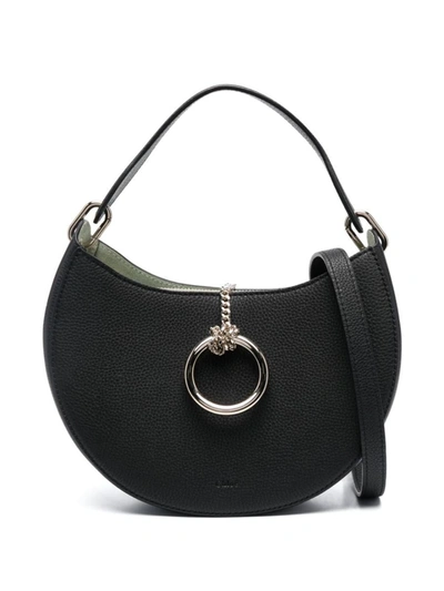 Chloé Jw Anderson Mini Beaded Tote Bag In Black