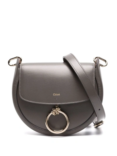 Chloé Arlene Shoulder Bag In Grey