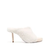 Jacquemus Fabric Mules In Neutrals