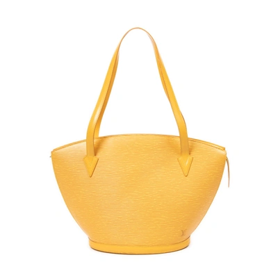 Pre-owned Louis Vuitton St-jacques Shopping Gm In Yellow
