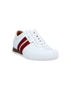 Bally Frenz Men's 6230488 White Leather Sneakers In White