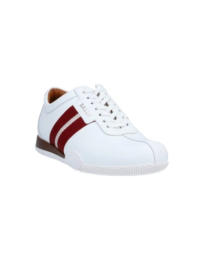 Bally Frenz Men's 6230488 White Leather Sneakers
