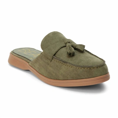 Matisse Women's Tyra Loafer Mule In Olive In Green