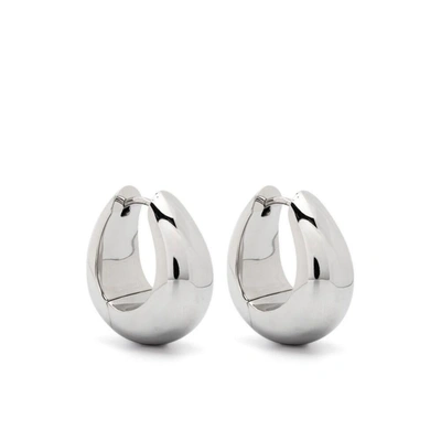 Tom Wood Chunky Hoop Earrings In Silver