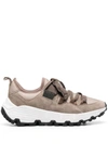 Brunello Cucinelli Low-top Lace-up Sneakers In Bronze