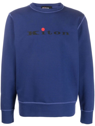 Kiton Knitwear In Blue