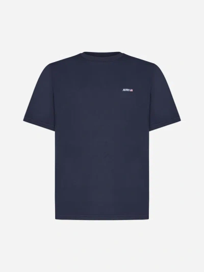 Autry Icon Cotton T-shirt In Blue