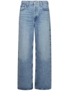 Agolde Low Slung Baggy Jeans In Libertine In Blue