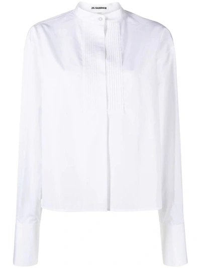Jil Sander Thursday Cropped Boxy Shirt Clothing In White