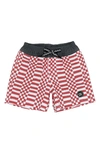 FEATHER 4 ARROW KIDS' DOUBLE CHECK VOLLEY SWIM TRUNKS