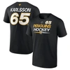 Fanatics Branded Erik Karlsson Black Pittsburgh Penguins Authentic Pro Prime Name & Number T-shirt In Black