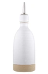 Farmhouse Pottery Medium Olive Oil Bottle In White