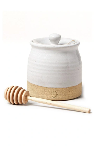 FARMHOUSE POTTERY FARMHOUSE POTTERY BEEHIVE HONEY POT & DIPPER