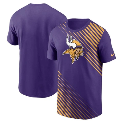 Nike Men's Yard Line (nfl Minnesota Vikings) T-shirt In Purple