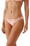 Melissa Odabash Grenada Paisley-print Bikini Briefs In Mirage Orange
