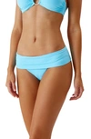 Melissa Odabash Brussels Fold-over Bikini Bottoms In Turquoise