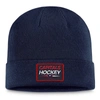 Fanatics Branded  Navy Washington Capitals Authentic Pro Cuffed Knit Hat In Navy