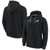 Fanatics Signature Men's And Women's  Black Philadelphia Eagles Super Soft Fleece Pullover Hoodie In Black