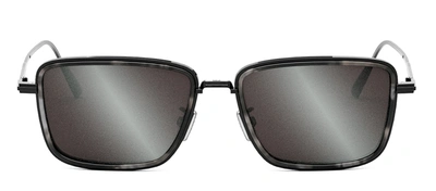 Dior Blacksuit S9u H4a4 Dm40113u 12c Rectangle Sunglasses In Gray