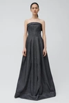 Jonathan Simkhai Octavia Gown In Black