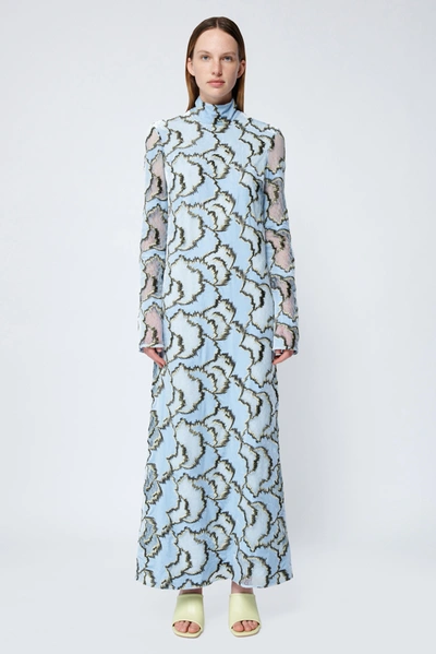 Jonathan Simkhai Ailey Dress In Marina Blue