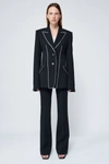 Jonathan Simkhai Woody Blazer In Black