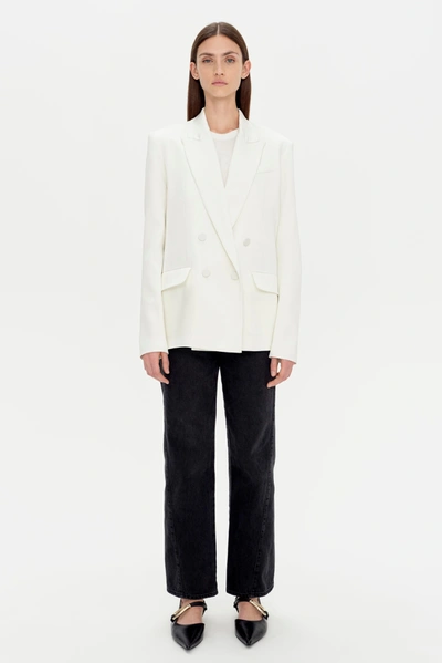 Jonathan Simkhai Norah Blazer In Ivory