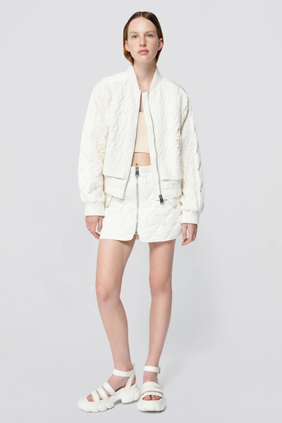 Jonathan Simkhai Rollins Bomber In Eggshell