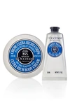 L'OCCITANE NOURISHING SHEA BUTTER BODY & HAND DUO (LIMITED EDITION) $69 VALUE