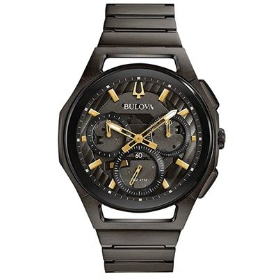 Bulova Curv Watch In Black