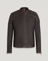 Belstaff Legacy Outlaw Jacket In Antique Brown