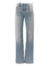ATTICO BELTED JEANS LIGHT BLUE