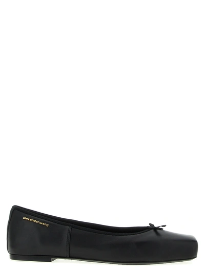 ALEXANDER WANG BILLIE FLAT SHOES BLACK