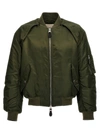 Alexander Mcqueen Alexander Mc Queen Convertible Khaki Nylon Bomber Jacket
