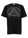 ALEXANDER MCQUEEN LOGO PRINT T-SHIRT WHITE/BLACK