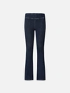 Frame The Jetset Crop Mini Bootcut Jeans In Blue