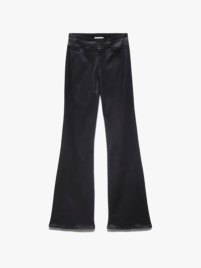 Frame Le Pixie Jetset Flare Jeans In Black