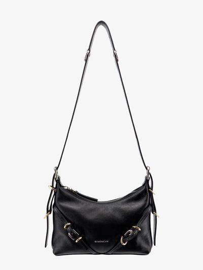 GIVENCHY GIVENCHY WOMAN VOYOU WOMAN BLACK SHOULDER BAGS