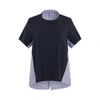 SACAI PANELLED COTTON T-SHIRT