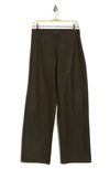 Eileen Fisher Straight Leg Wool Pants In Woodland
