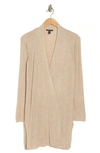 Eileen Fisher Straight Cardigan In Maple Oat
